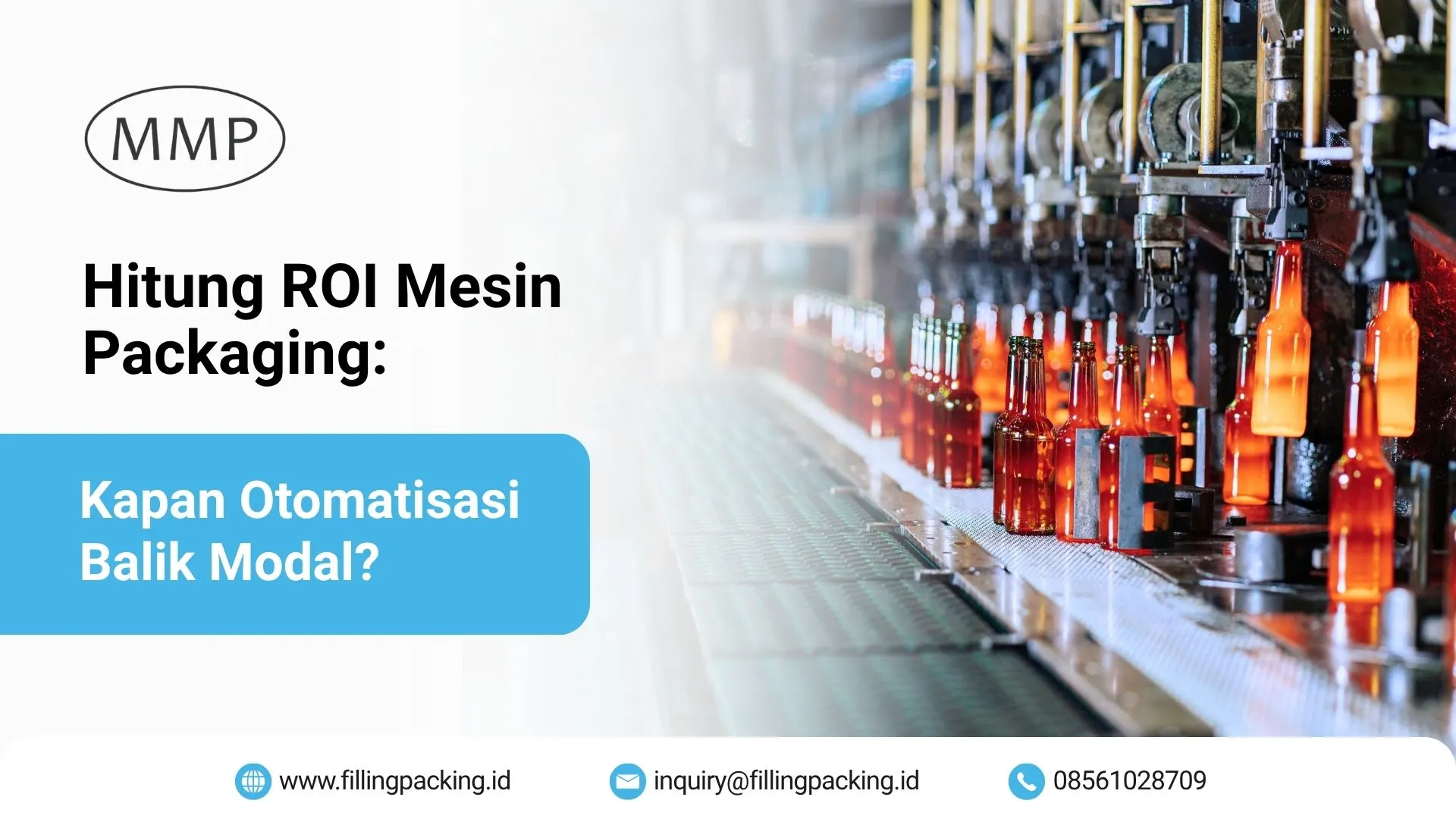 Banner artikel cara menghitung ROI mesin packaging dan titik balik modal otomatisasi