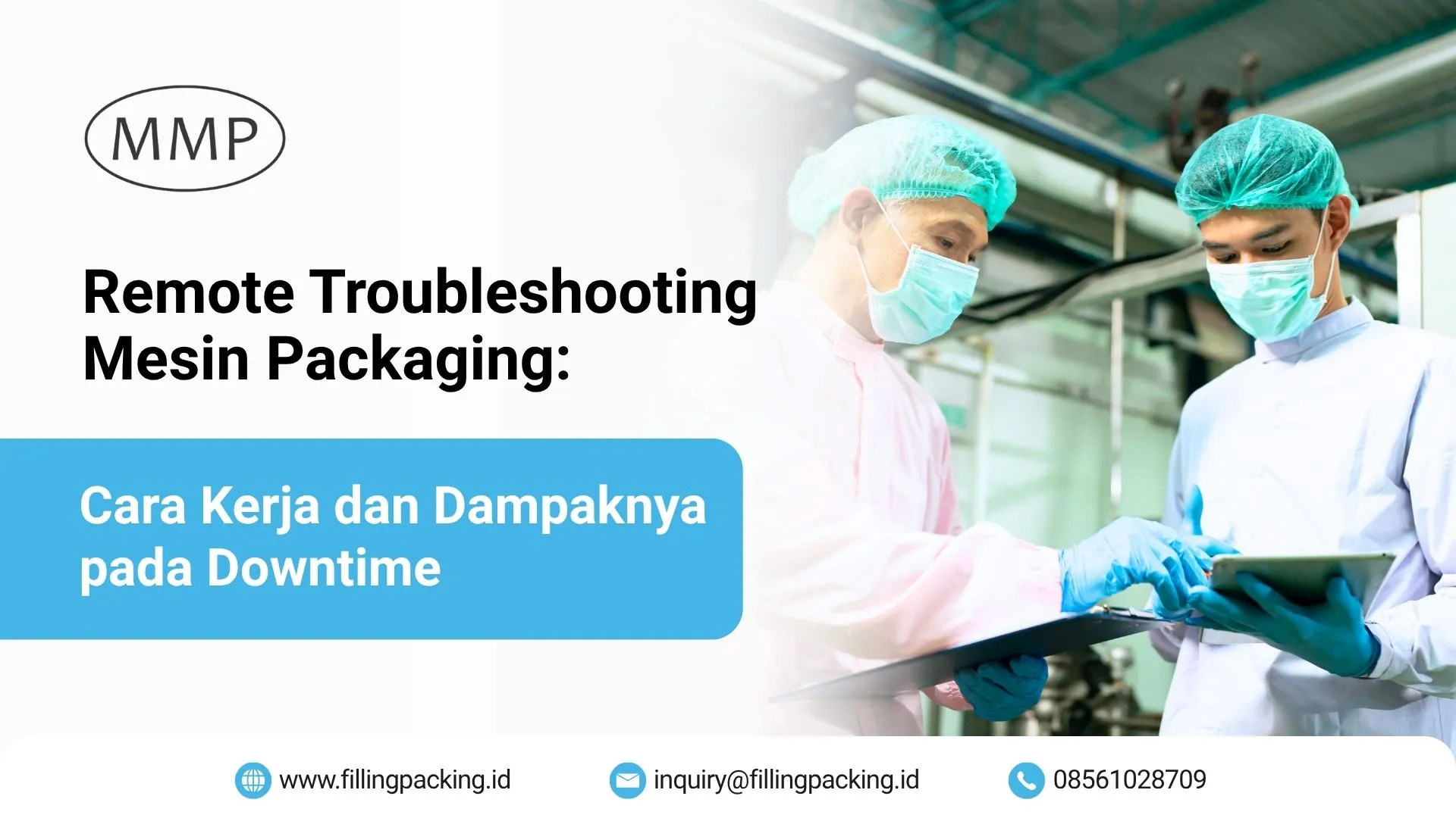 Banner artikel remote troubleshooting mesin packaging dan dampaknya pada downtime pabrik