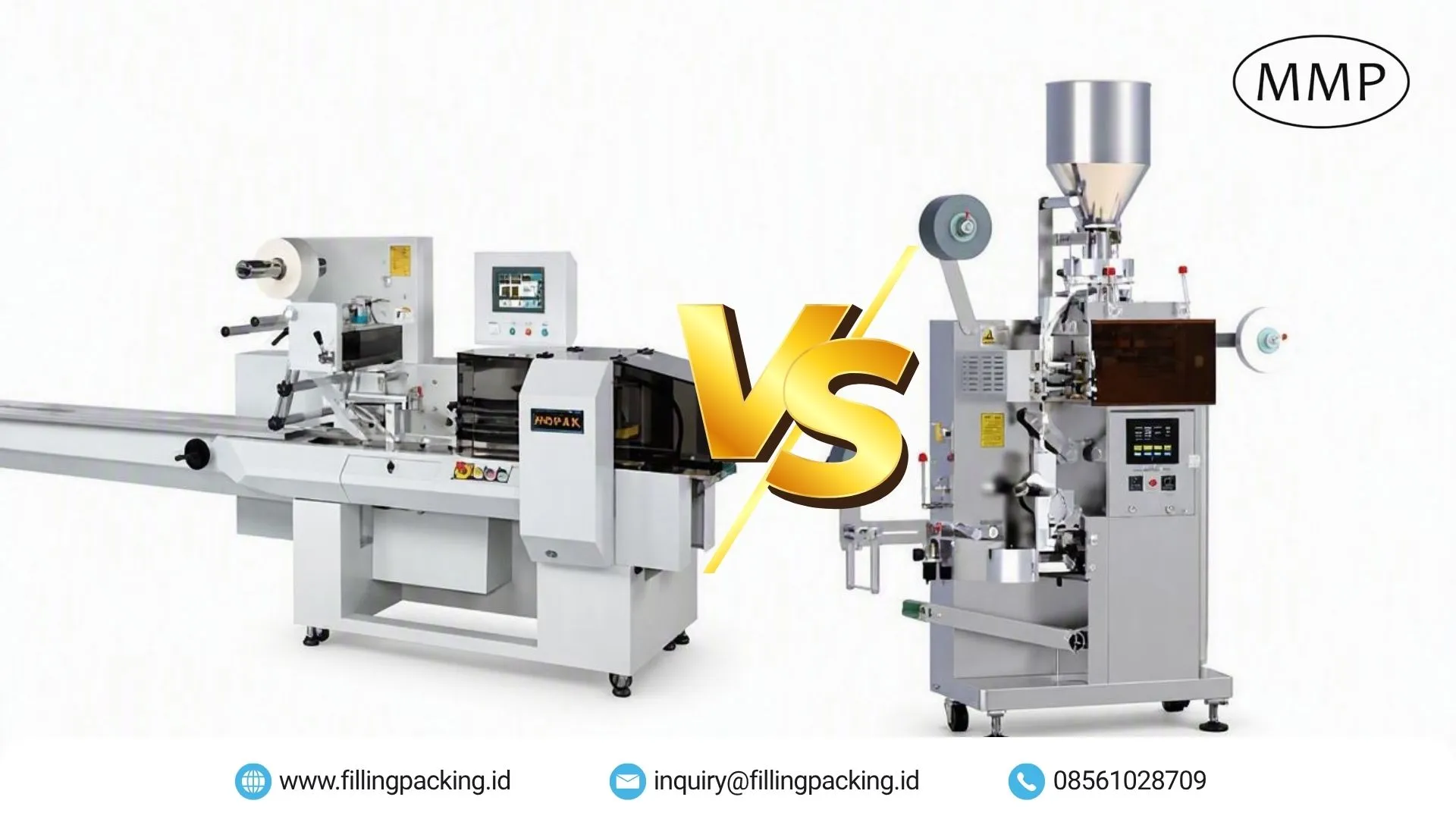 Rotary Pouch vs Vertical Form Fill Seal: Mana yang Tepat untuk Produk Anda? Banner artikel perbandingan mesin rotary pouch dan vertical form fill seal