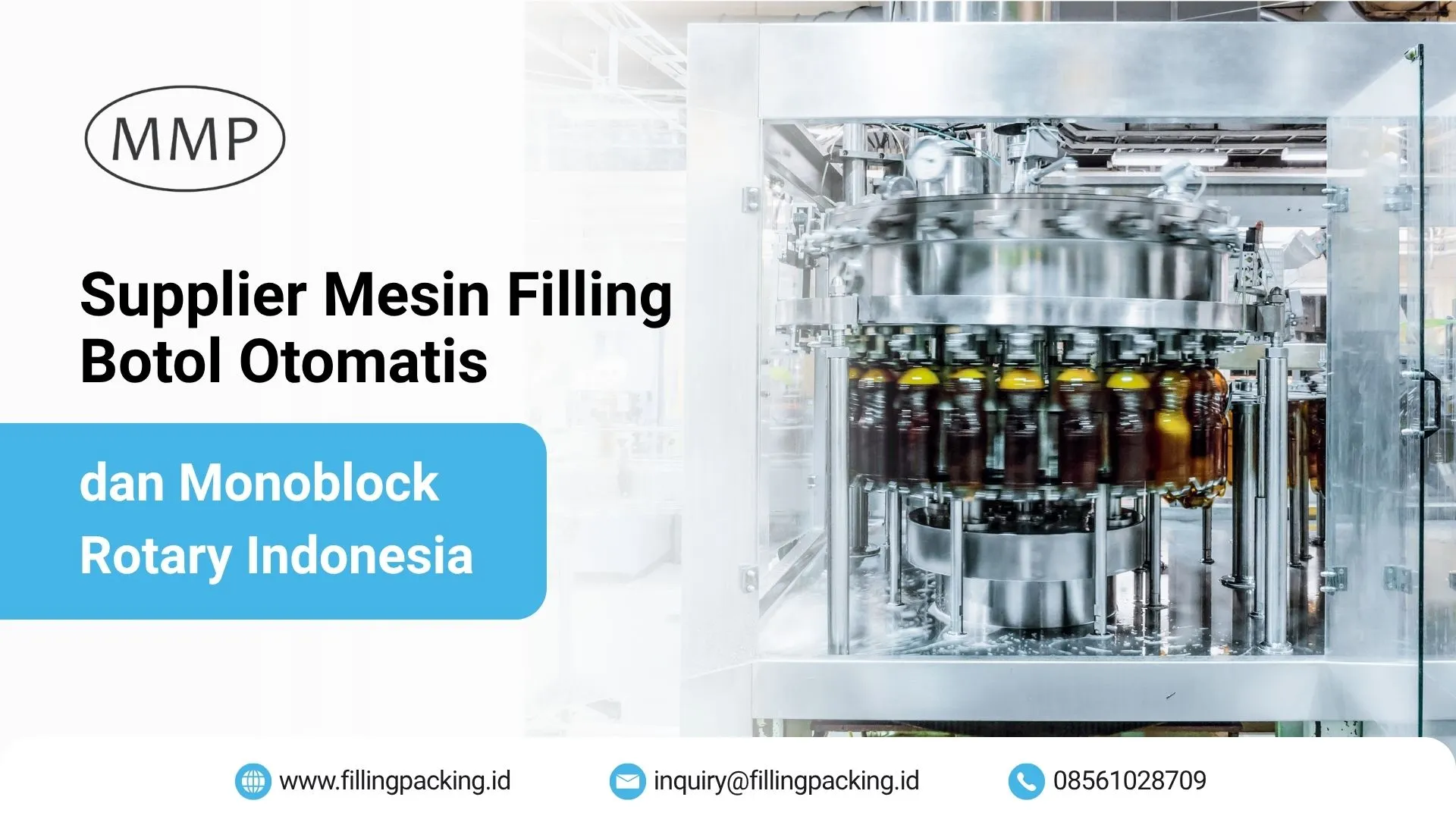 Supplier Mesin Filling Botol Otomatis dan Monoblock Rotary Indonesia Banner supplier mesin filling botol otomatis dan monoblock rotary di Indonesia