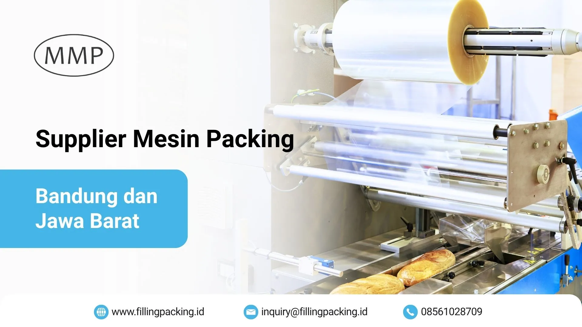 Banner supplier mesin packing Bandung dan Jawa Barat dari MMP