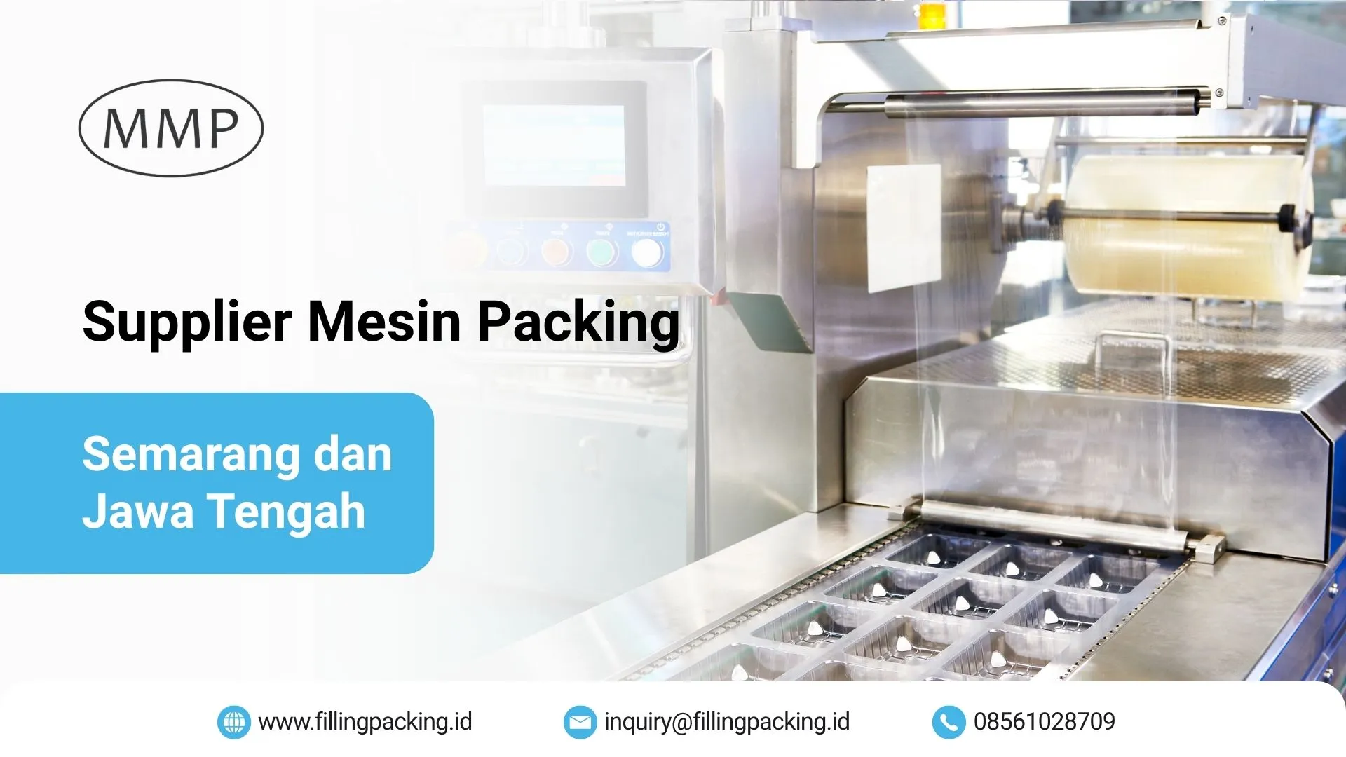 Supplier Mesin Packing Semarang dan Jawa Tengah Banner supplier mesin packing Semarang dan Jawa Tengah dari MMP