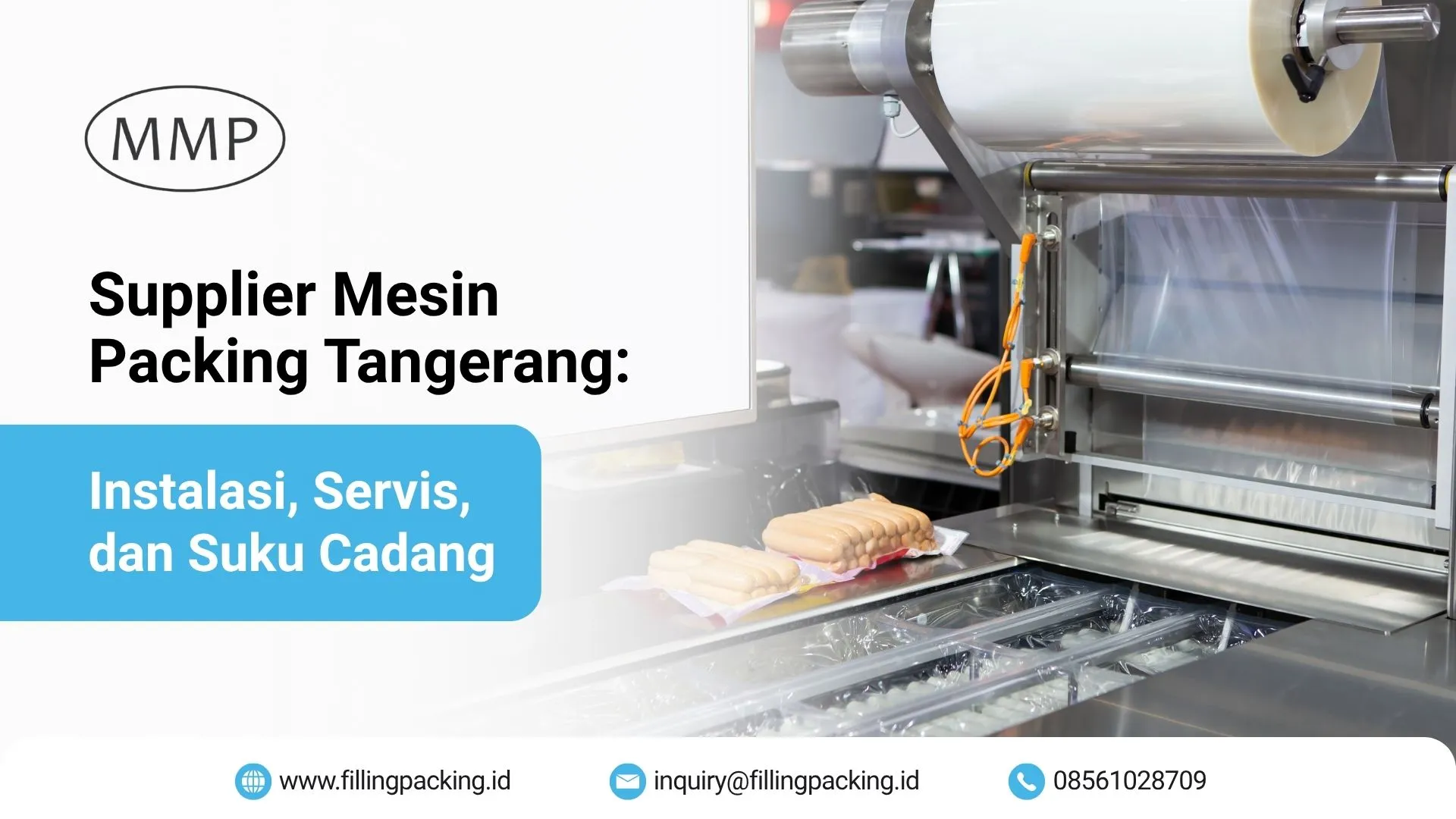Banner supplier mesin packing Tangerang untuk instalasi, servis, dan suku cadang